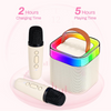 KaraokePro – Mini Machine De Karaoké Avec Microphones Sans Fil