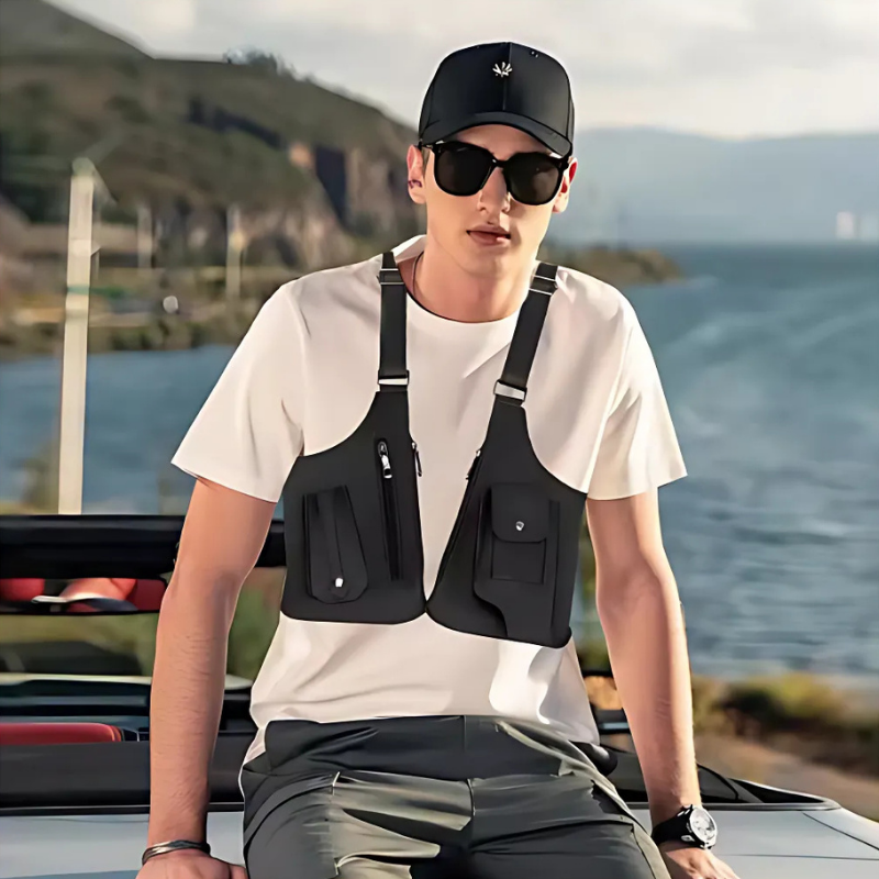 Icone™ SafetyBag: Sécuriser Croix Epaule Sécurité Sac Pour Les Hommes Et Les Femmes