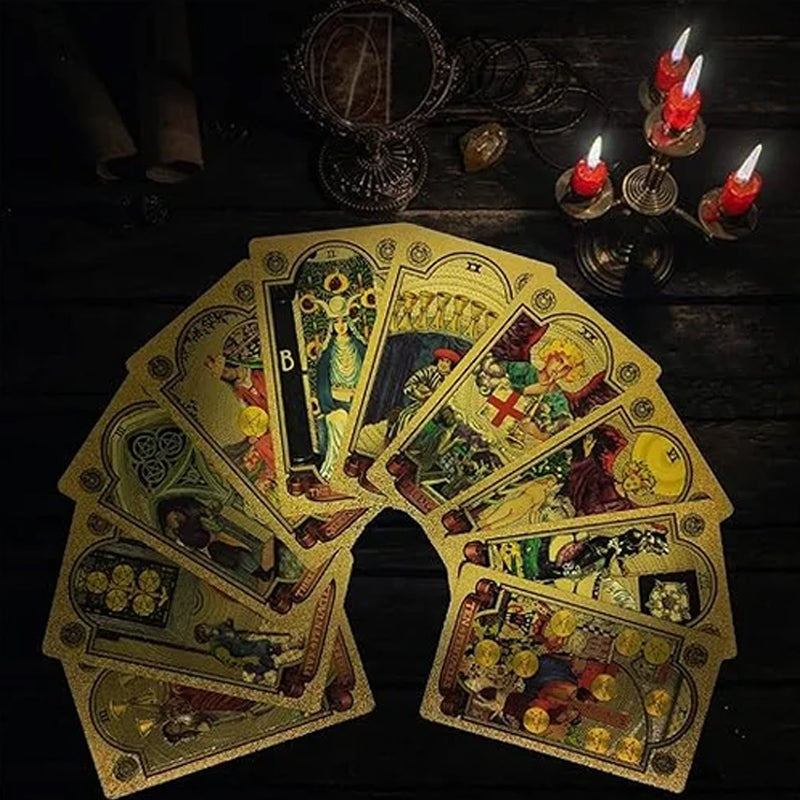 TarotCards - Mystique Doré Tarot Cartes