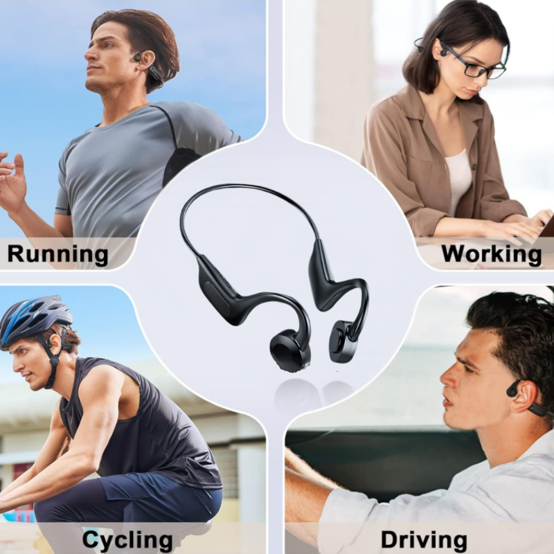 FlexHeadphone: Flexible Conduction Osseuse Et Oreille-Gratuit Sans Fil Casque