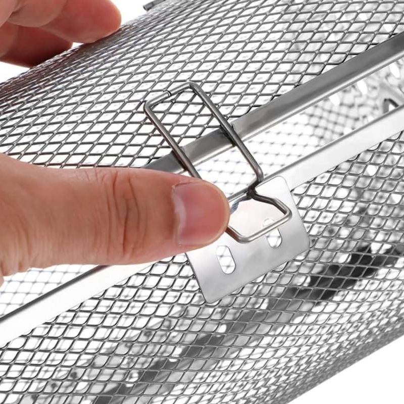 Globetrek° RotatingGrill: Acier Inoxydable Rotative Cuisson, Friture Et Grillades Cage