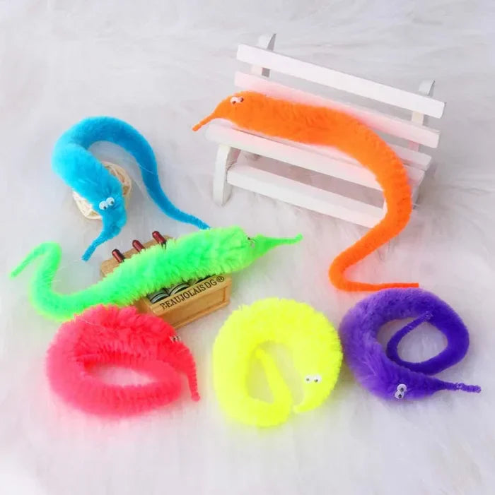 Kletshuts™ TwistyWorm - Arc-en-ciel Magie Tortueux Ver