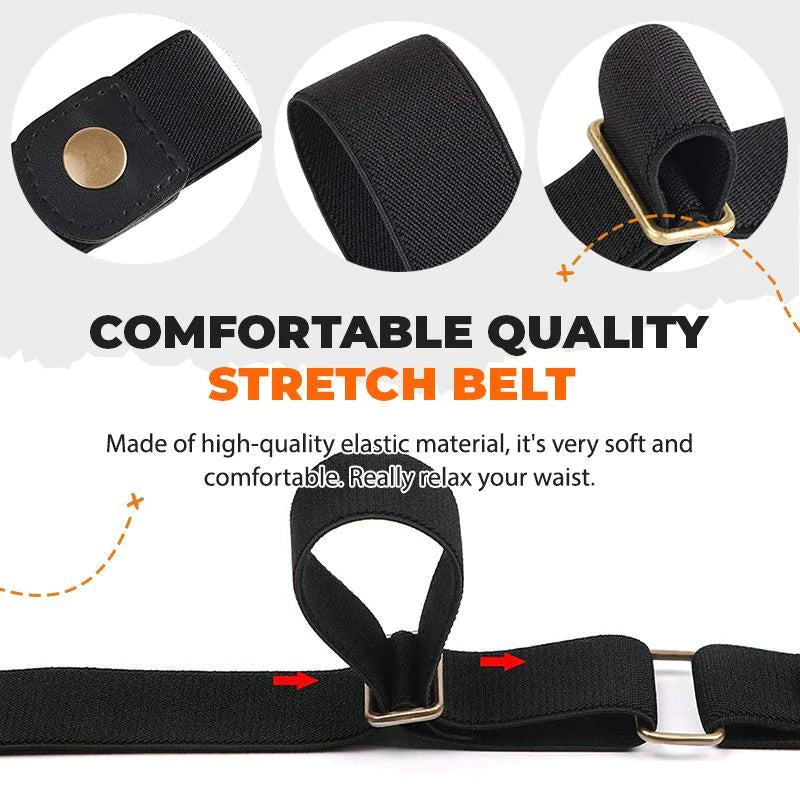 Icone™ ElasticBelt 1+1 GRATUIT: Sans Boucle Invisible Élastique Taille Ceintures