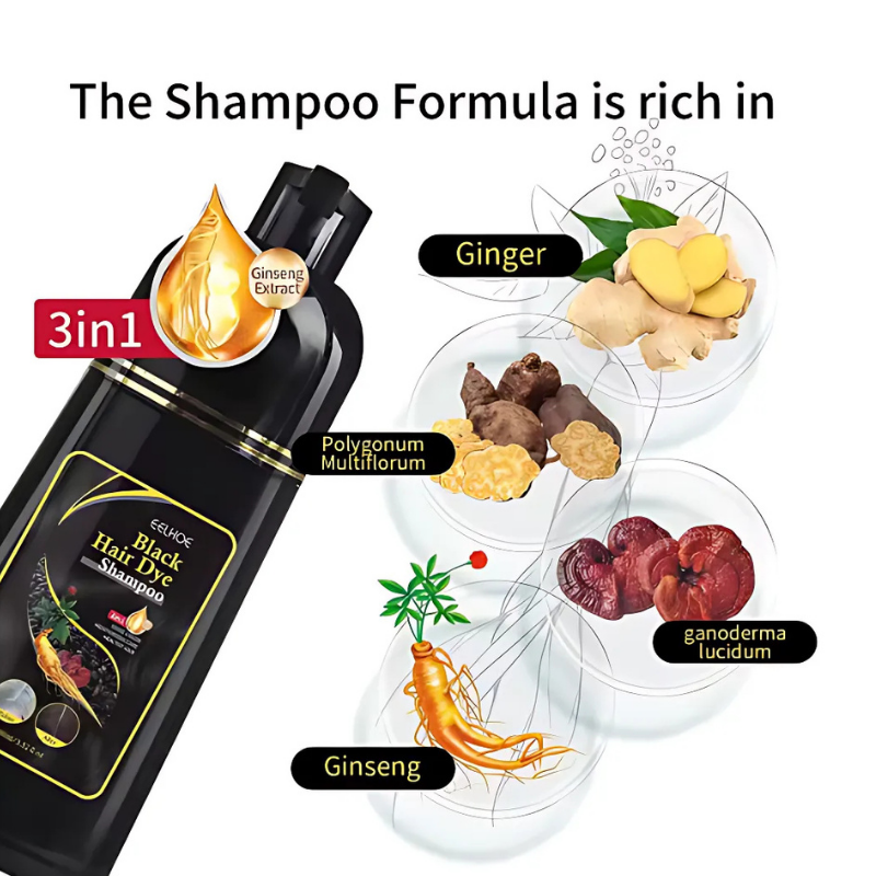 Rose® ColorShampoo 1+1 GRATUIT: Instantané Couleur Rafraîchissante Éclat Shampooing