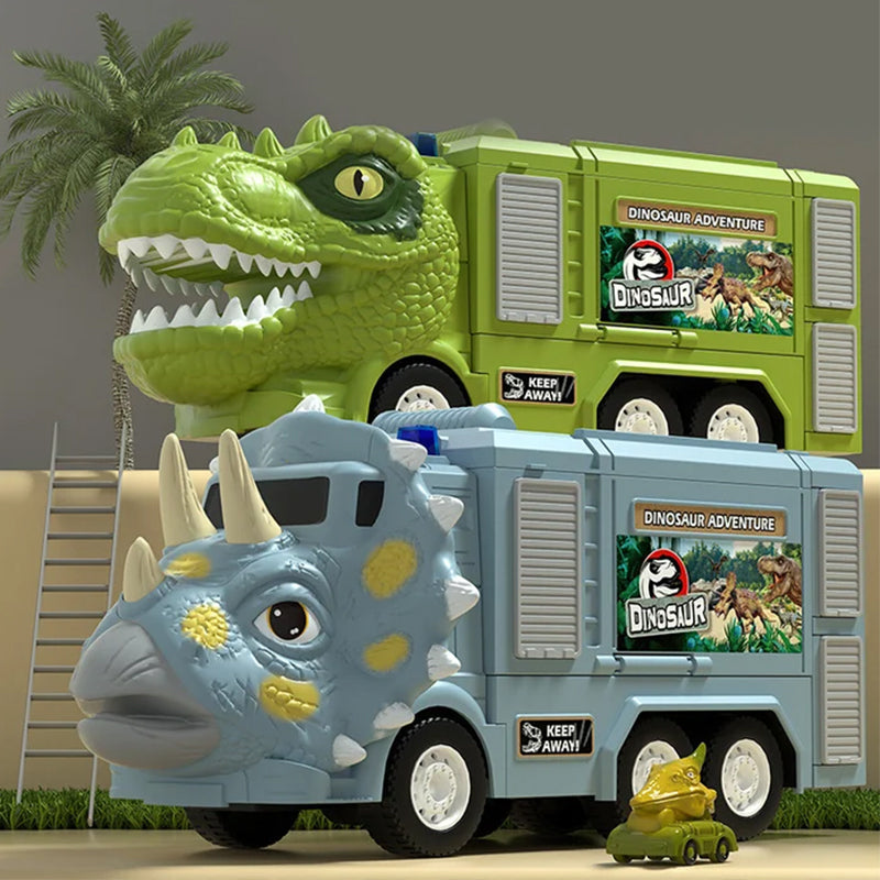 Kletshuts™ DinoTruck: Camion Dinosaure Jouet Coffret Avec Lumières Et Musique