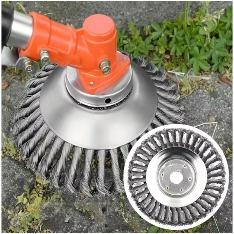 CutterHead: Robuste Fil D'acier Désherbe Coupe 20cm Brosse Tête Ensemble