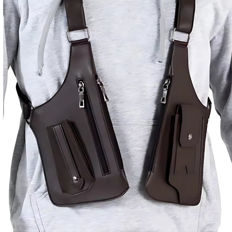Icone™ SafetyBag: Sécuriser Croix Epaule Sécurité Sac Pour Les Hommes Et Les Femmes