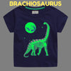 Icone™ DinoShirt: T-shirt Dinosaure Phosphorescent Pour Enfant