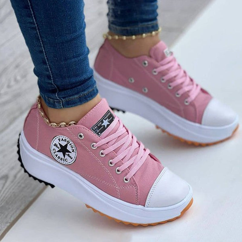 Happy™ ComfySneakers: Confortables Mode Baskets Chaussures Pour Femmes