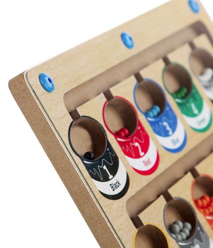 Kletshuts™ MagneticMaze - Jouet Labyrinthe De Couleurs Et De Chiffres