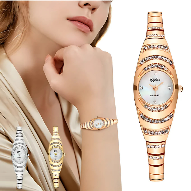 Jewelance™ ElegantWatch: Montre Moderne Élégante Femmes avec Boîte Cadeau
