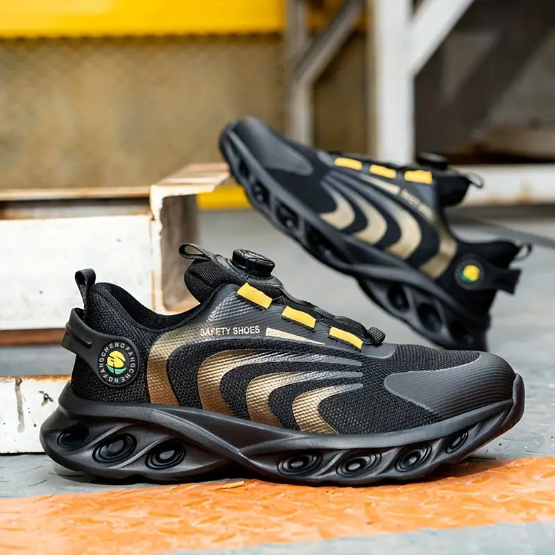 Happy™ SafetyFeet: Chaussures Confortables Avec Design Réfléchissant Et Boucle Rotative