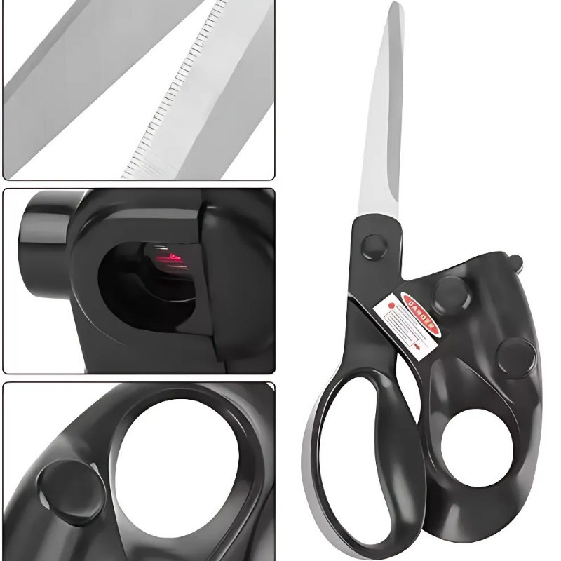 Globetrek° LaserScissors 1+1 GRATUIT: Précis Coupe Guidé Par Laser Multifonction Ciseaux