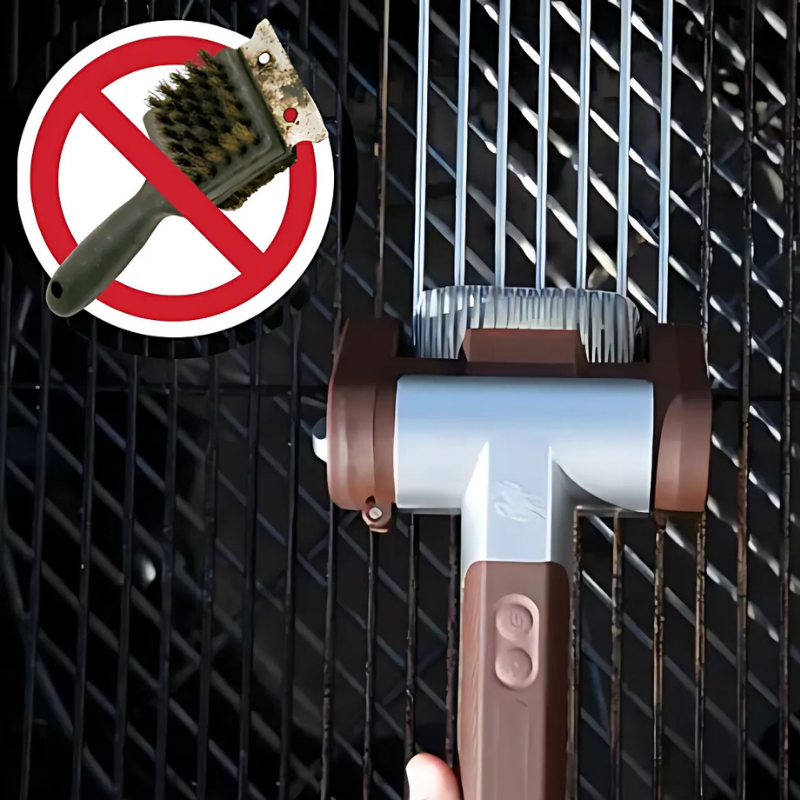 Cleaner Pro° GrillCleaner: Rechargeable  Électrique Sans Balais Nettoyeur De Gril Rouleau