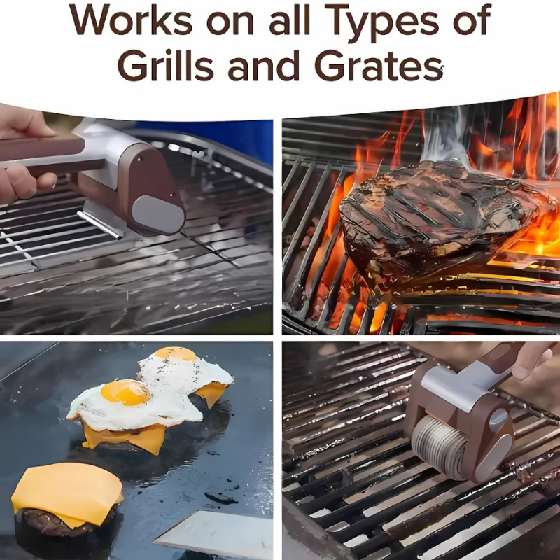 Cleaner Pro° GrillCleaner: Rechargeable  Électrique Sans Balais Nettoyeur De Gril Rouleau