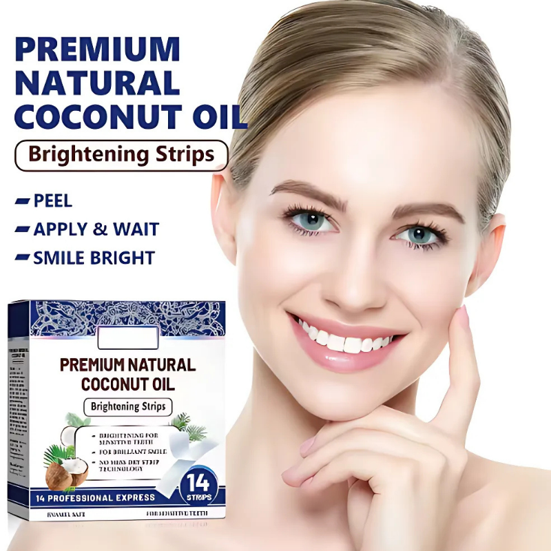 TeethStrip: TeethStrip: Naturelles À La Noix De Coco Blanchiment Et Éclaircissement Des Dents Bandes