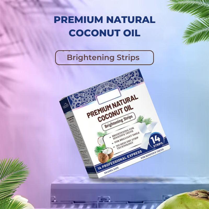 TeethStrip: TeethStrip: Naturelles À La Noix De Coco Blanchiment Et Éclaircissement Des Dents Bandes