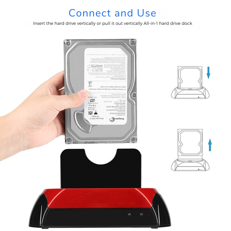 DataDock - Multifonction Disque Dur Lecteur De Carte Station D'Accueil