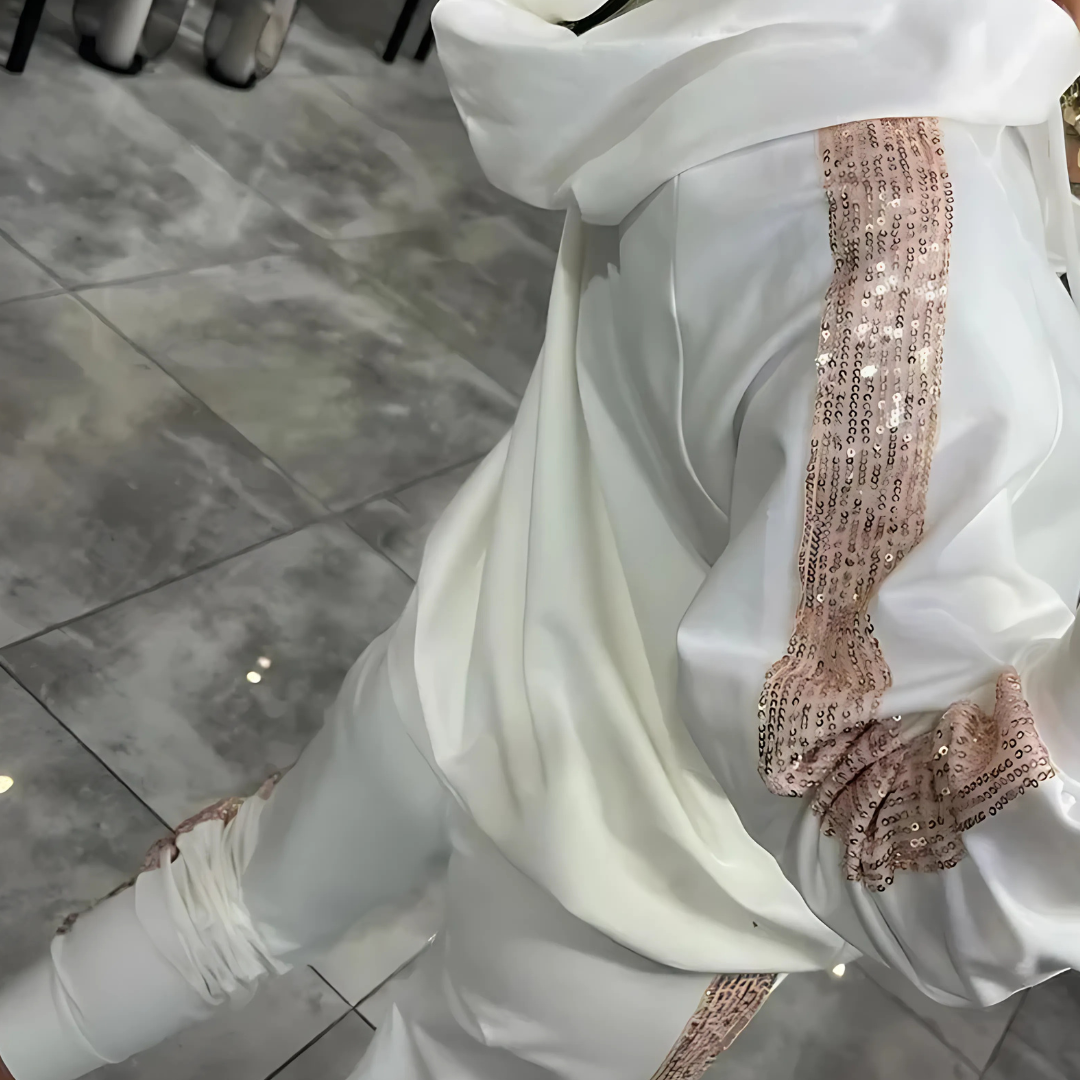 Icone™ SparklySet: Ensemble Sweat À Capuche Et Veste Confortable Et Scintillant