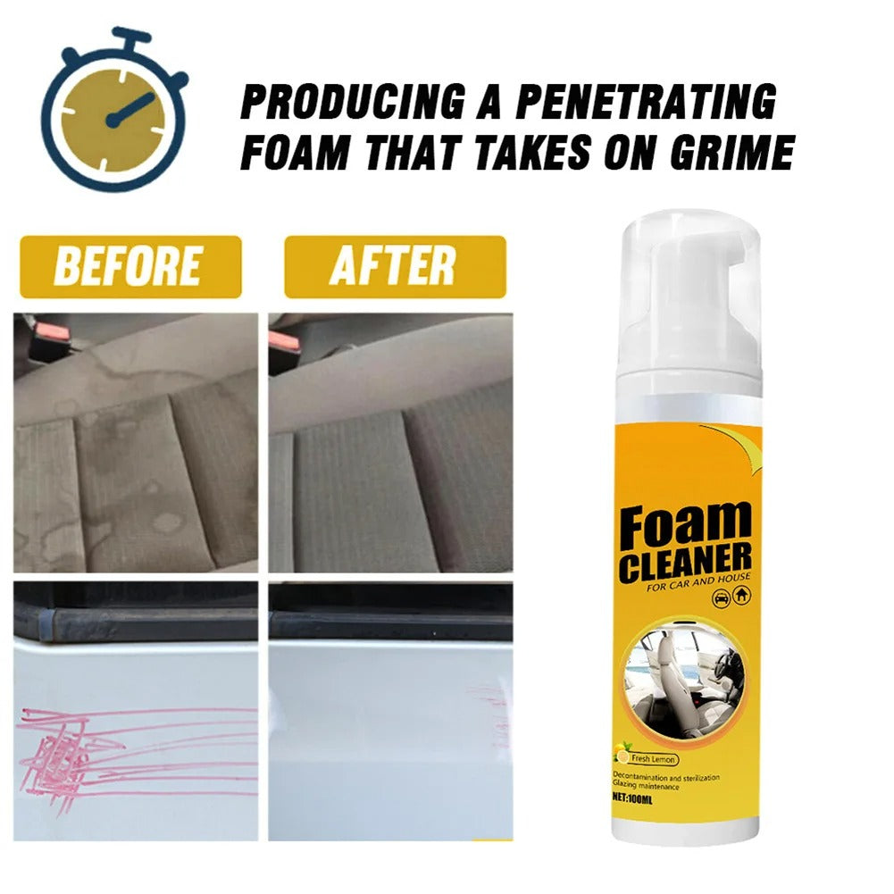 Cleaner Pro° FoamCleaner: Multi-usages Maison Et Voiture Nettoyage Spray Moussant
