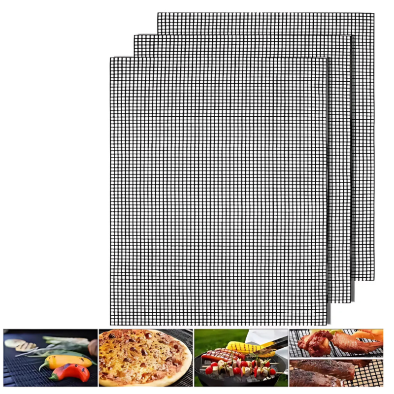 Globetrek° GrillNet: Grille De BBQ Réutilisable, Résistante A La Chaleur Et Antiadhésive Net
