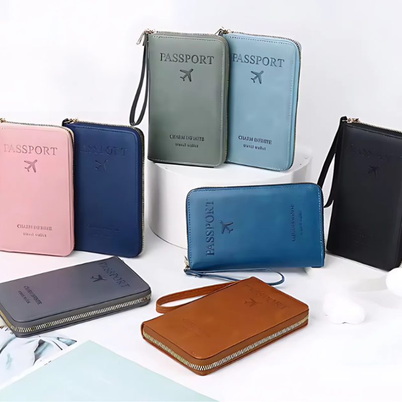 Icone™ TravelWallet 1+1 GRATUIT: Porte-Passeport Et Portefeuille De Voyage Tout-En-Un