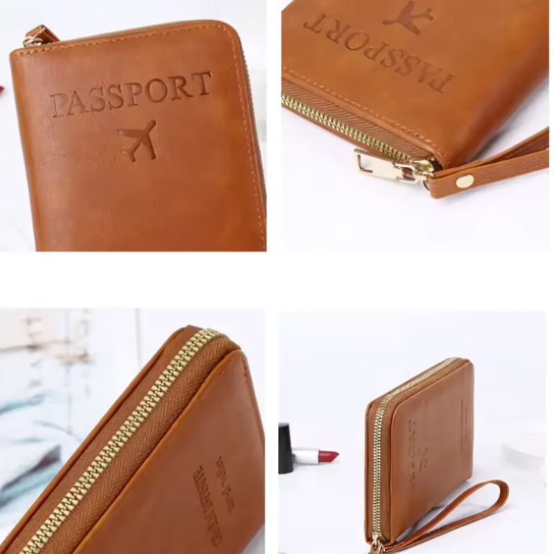 Icone™ TravelWallet 1+1 GRATUIT: Porte-Passeport Et Portefeuille De Voyage Tout-En-Un