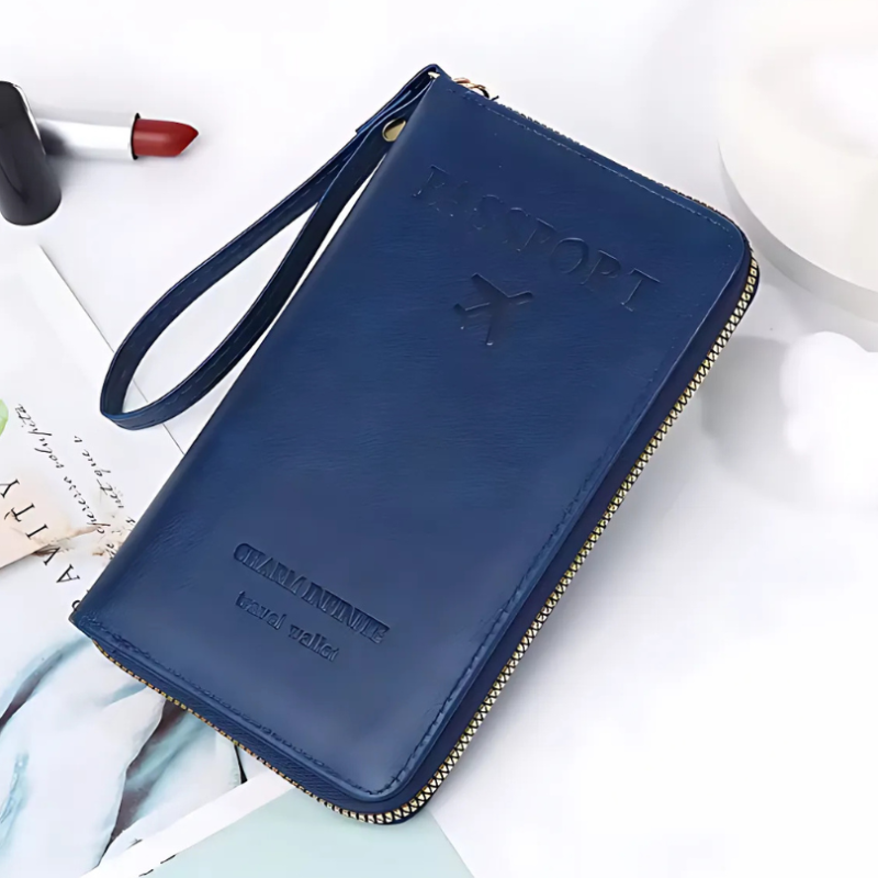 Icone™ TravelWallet 1+1 GRATUIT: Porte-Passeport Et Portefeuille De Voyage Tout-En-Un