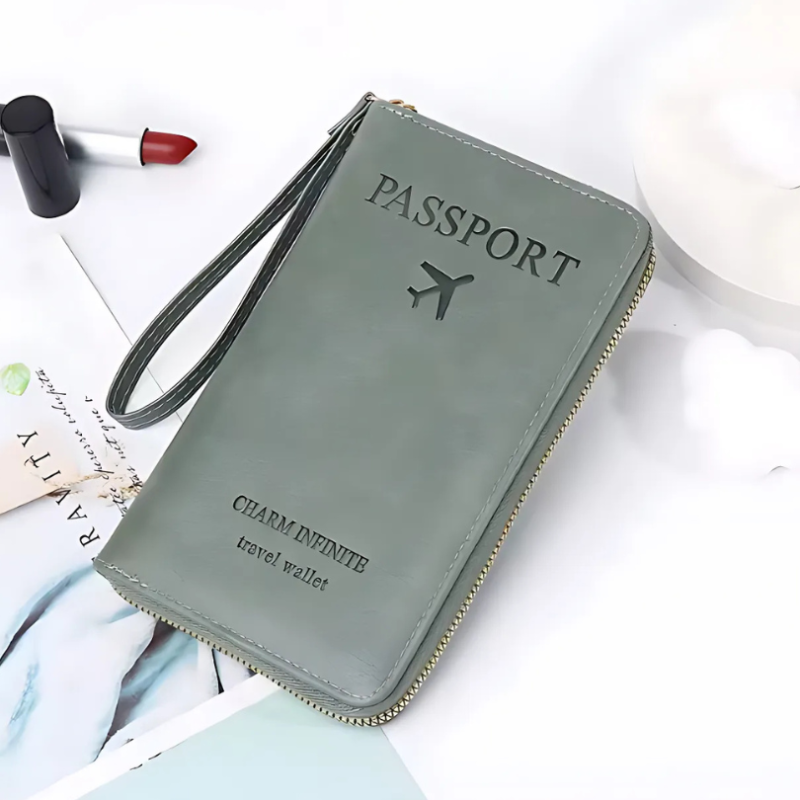 Icone™ TravelWallet 1+1 GRATUIT: Porte-Passeport Et Portefeuille De Voyage Tout-En-Un