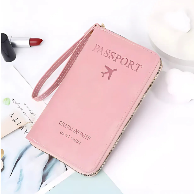 Icone™ TravelWallet 1+1 GRATUIT: Porte-Passeport Et Portefeuille De Voyage Tout-En-Un