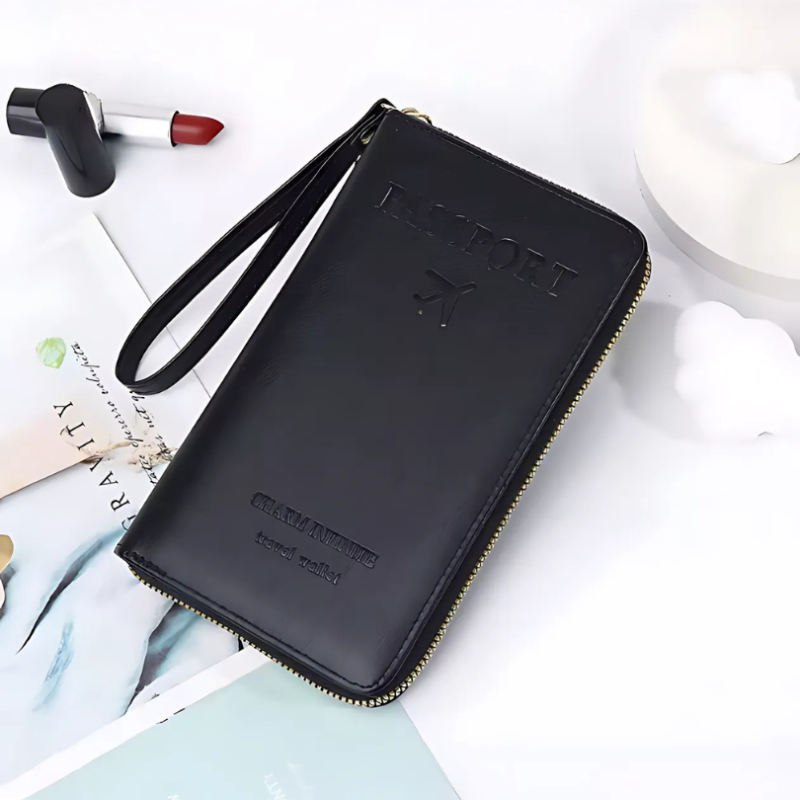 Icone™ TravelWallet 1+1 GRATUIT: Porte-Passeport Et Portefeuille De Voyage Tout-En-Un