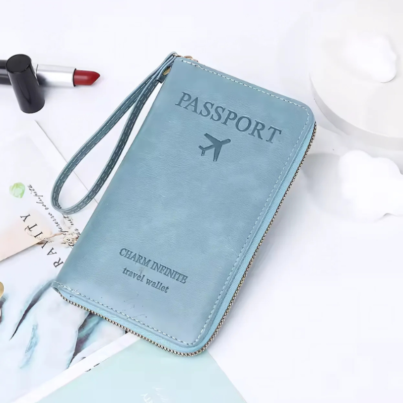 Icone™ TravelWallet 1+1 GRATUIT: Porte-Passeport Et Portefeuille De Voyage Tout-En-Un