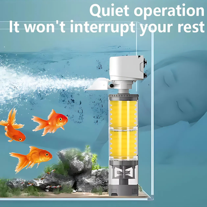 AquariumFilter: Eau Circulation Et Filtration Aquarium Filtre Ensemble