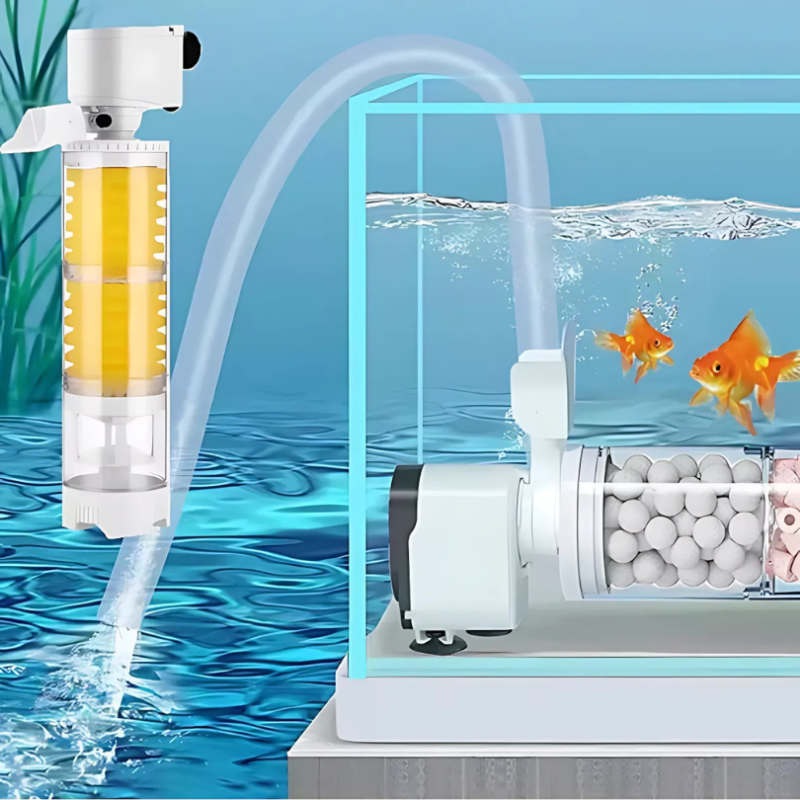 AquariumFilter: Eau Circulation Et Filtration Aquarium Filtre Ensemble