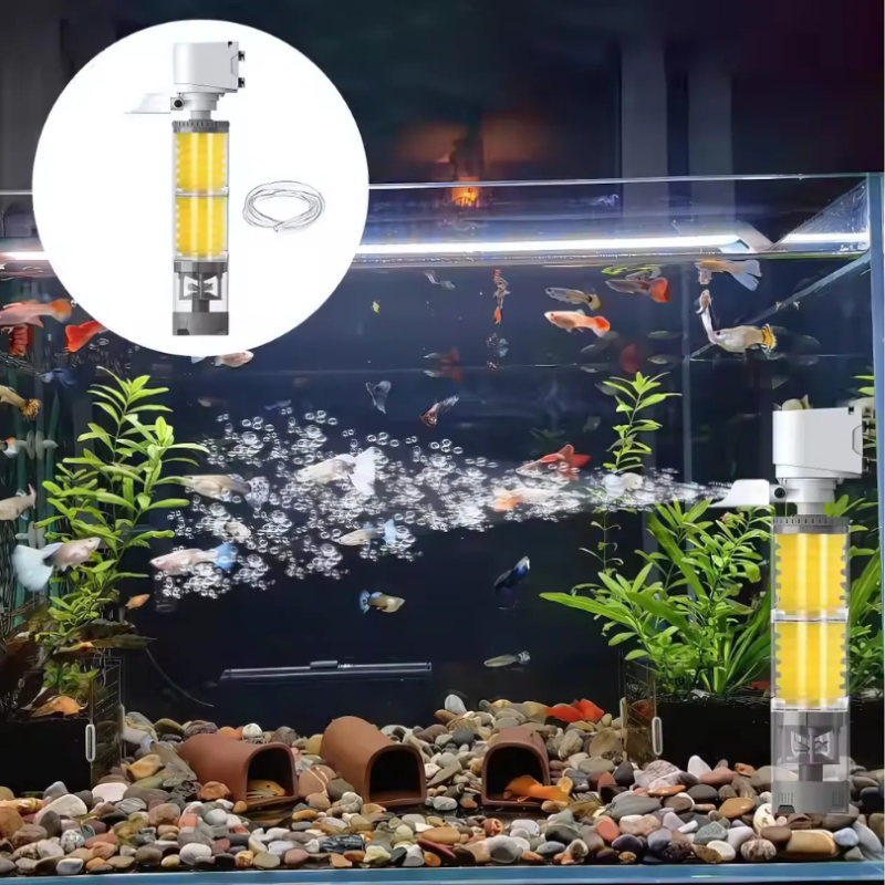 AquariumFilter: Eau Circulation Et Filtration Aquarium Filtre Ensemble