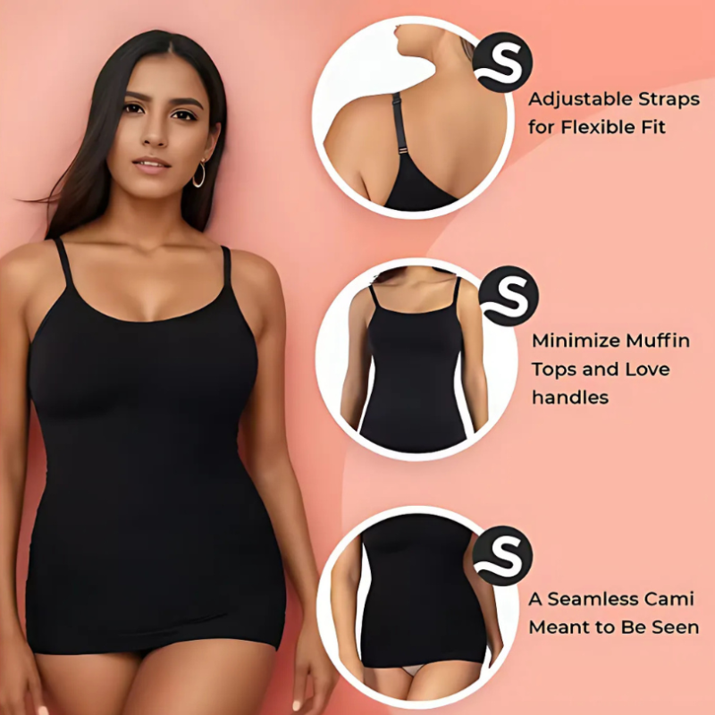 Icone™ ShapingTop 1+1 GRATUIT : Top Camisole Mise En Forme Toute La Journée Avec Coupe Mince Sans Couture