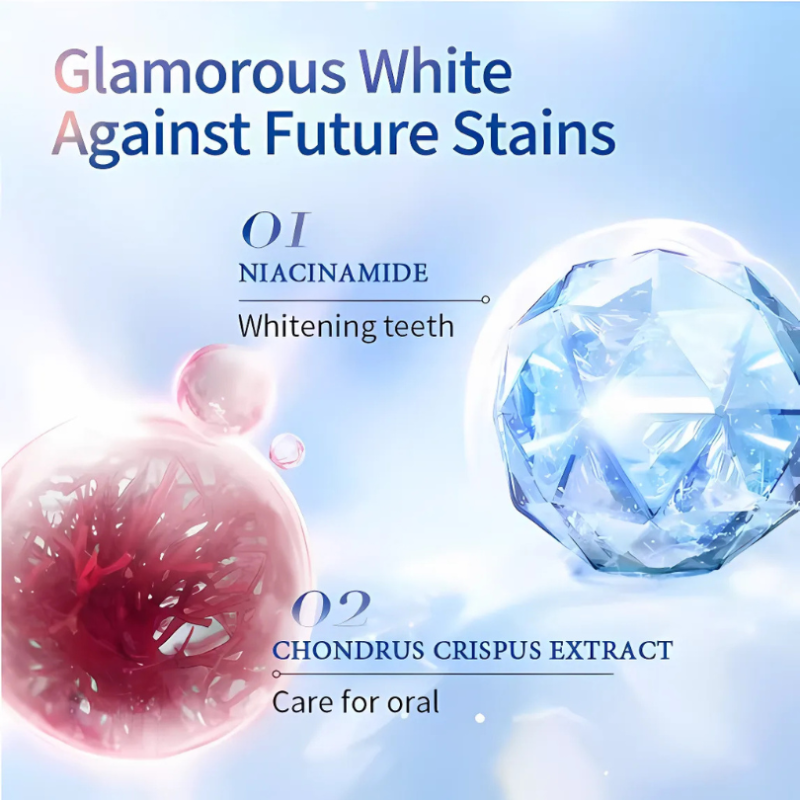 WhiteningToothpaste 1+1 GRATUIT : Dentifrice À La Niacinamide Blanchissant Et Détachant