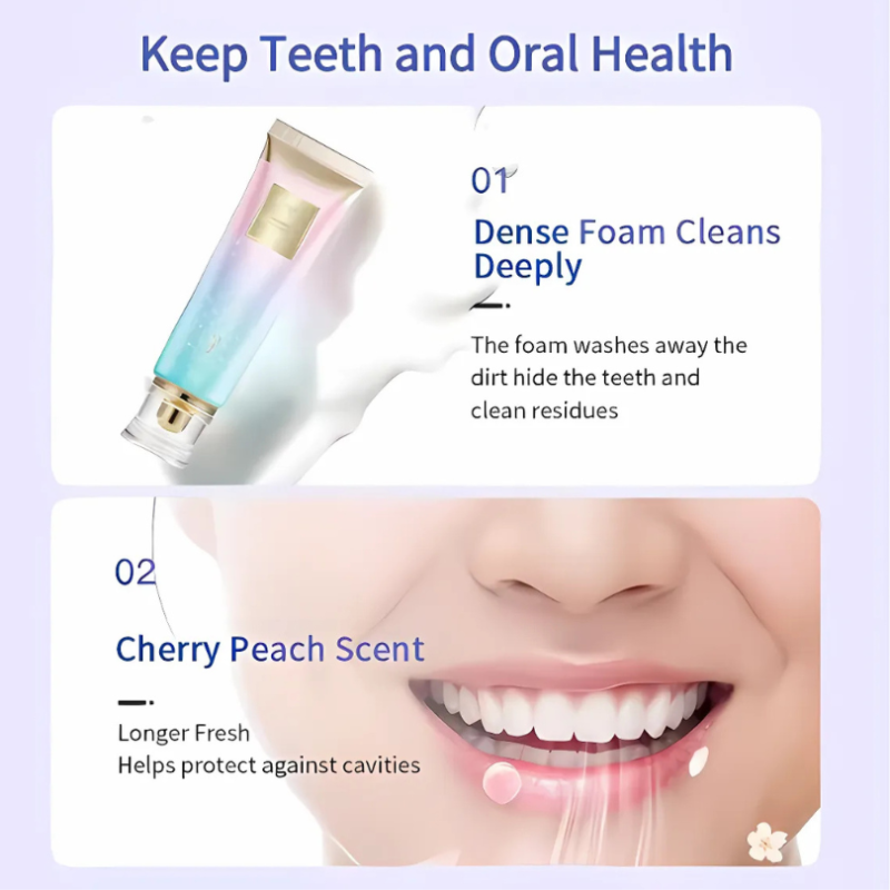 WhiteningToothpaste 1+1 GRATUIT : Dentifrice À La Niacinamide Blanchissant Et Détachant