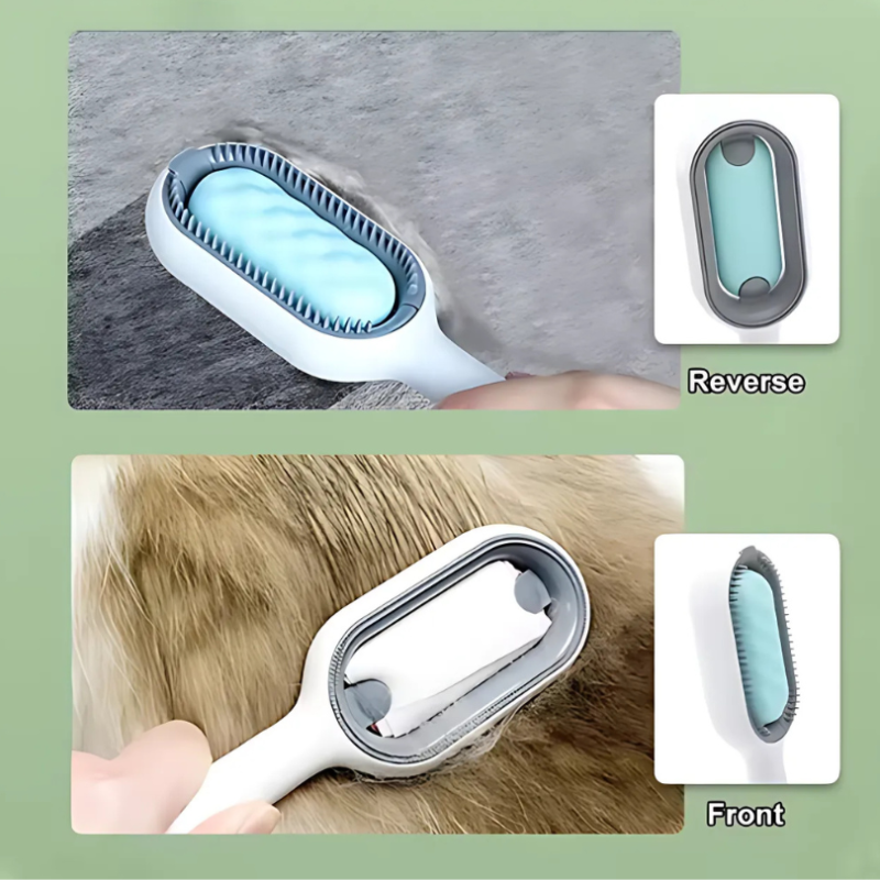 DogCatFri™ GroomingBrush 1+1 GRATUIT: Animaux Domestiques Épilateur Et Massage Brosse