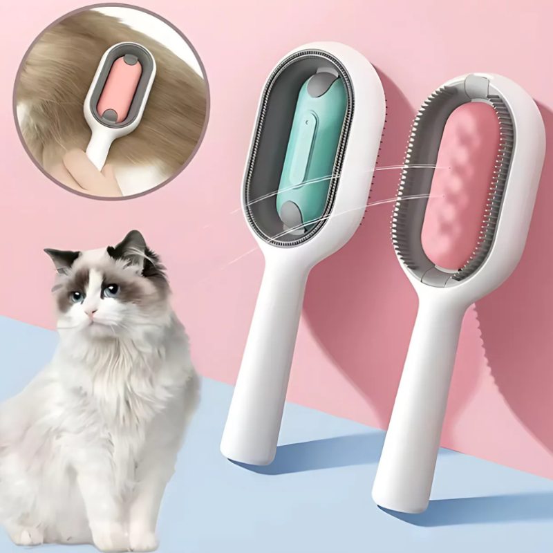 DogCatFri™ GroomingBrush 1+1 GRATUIT: Animaux Domestiques Épilateur Et Massage Brosse