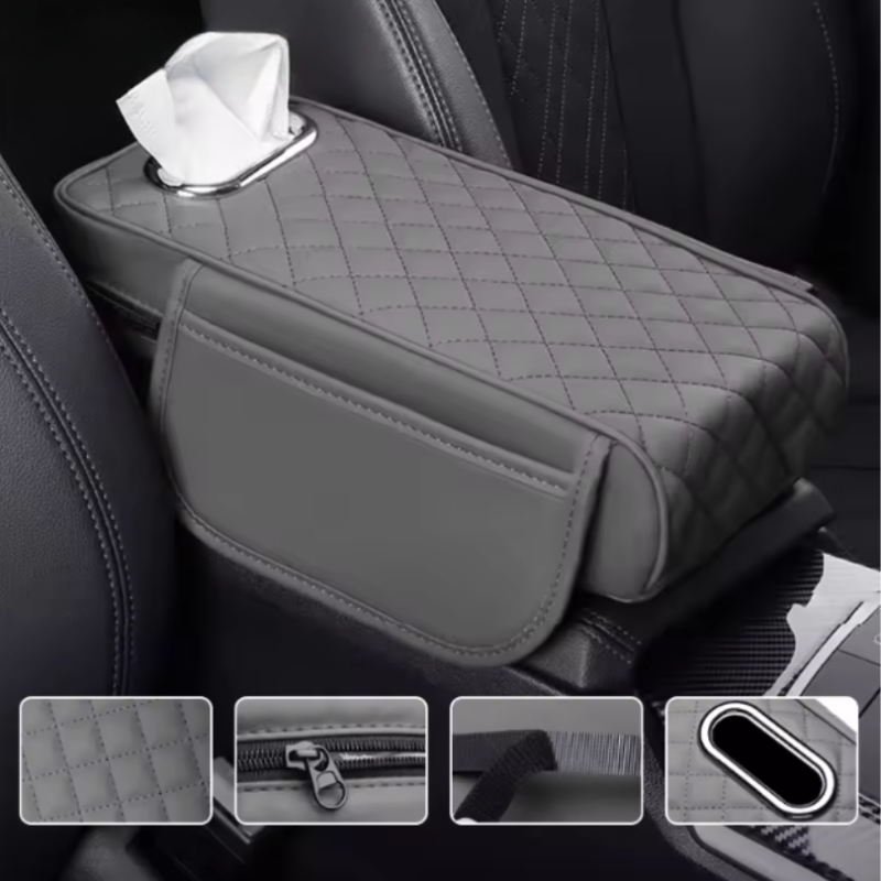 ArmrestCover: Housse Universelle D’Accoudoir De Voiture Soutien Et Poches De Rangement