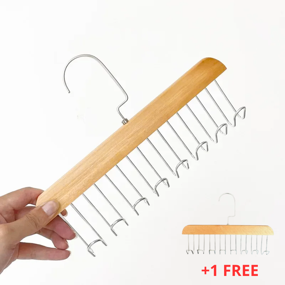 GlideHold® ClosetHanger 1+1 GRATUIT: Cintre A Vêtements Durable, Gain De Place Et Polyvalent