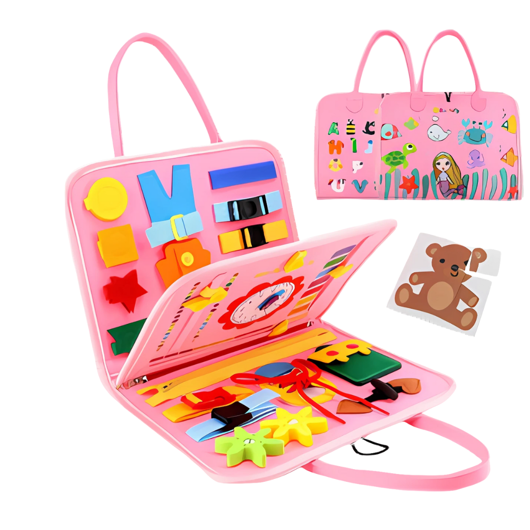 Kletshuts™ BusyBoard: Sensoriel Compétences Motrices Fines Montessori Éducatif Tableau D'Activités