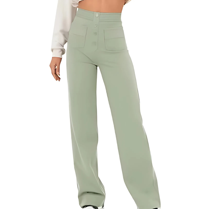 Icone™ FlexTrousers: Taille Haute Confort Tout Au Long De La Journée Flexible Pantalon