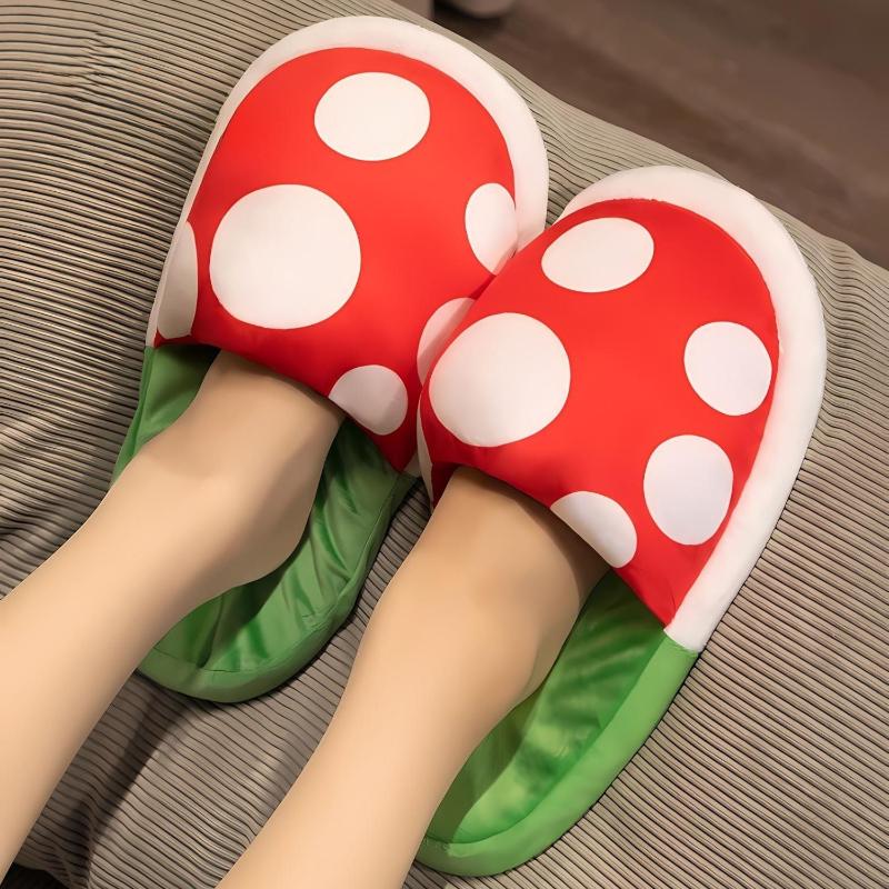 Happy™ MushroomSlippers: Confortable Et Confortable Champignon Pantoufles