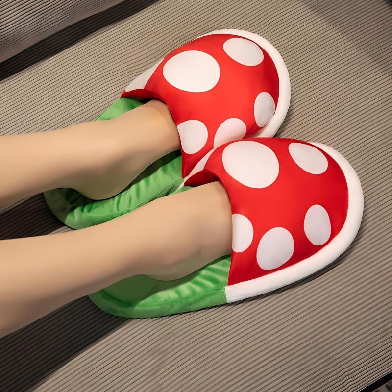 Happy™ MushroomSlippers: Confortable Et Confortable Champignon Pantoufles