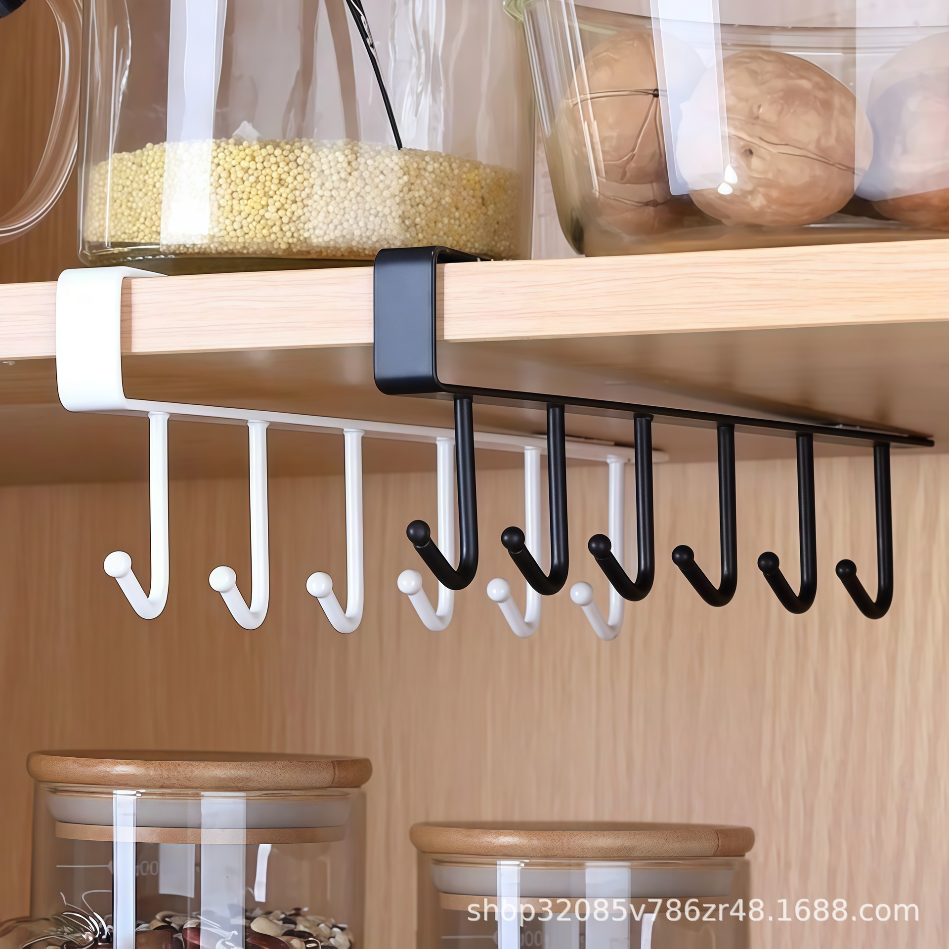 GlideHold® ShelfHooks 1+1 GRATUIT Étagère Suspendus Rack Crochets Pour Cuisine Et Placard