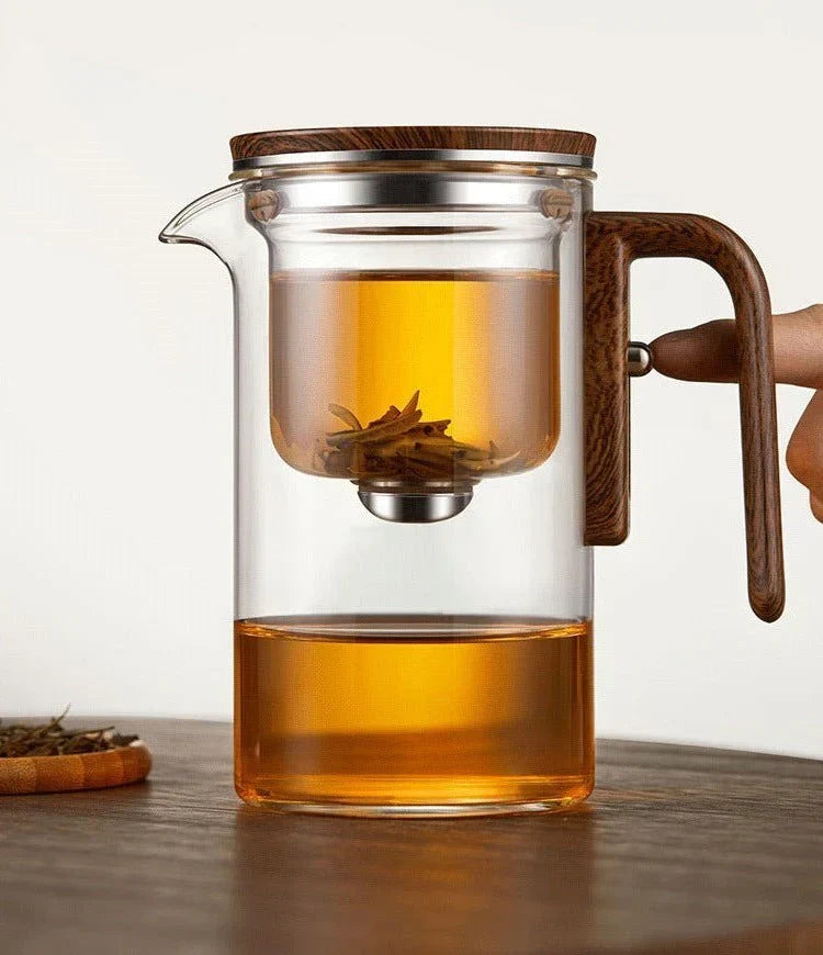Globetrek° GlassTeapot: Automatique Eau Séparation Verre Théière