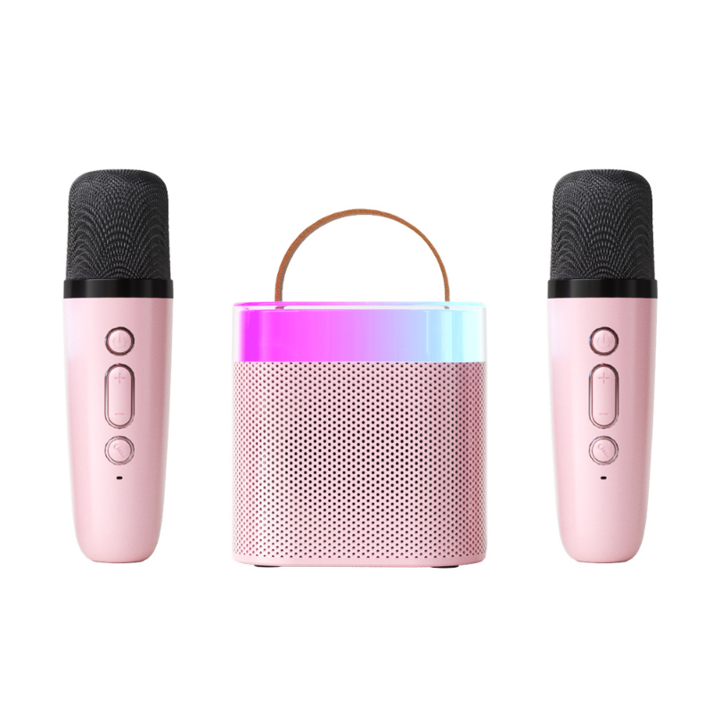 KaraokePro – Mini Machine De Karaoké Avec Microphones Sans Fil