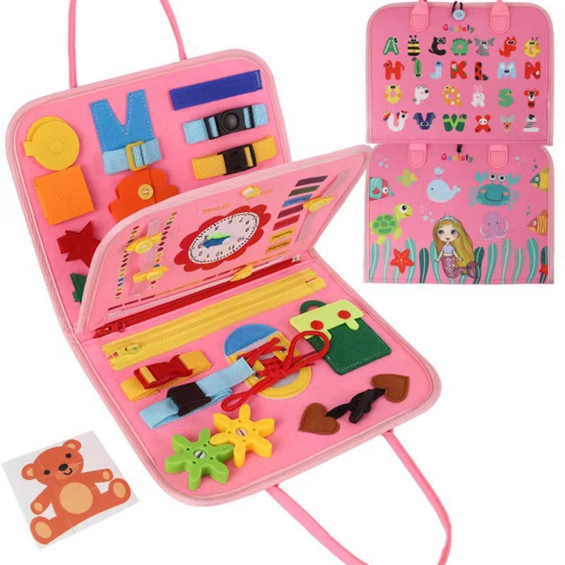 Kletshuts™ BusyBoard: Sensoriel Compétences Motrices Fines Montessori Éducatif Tableau D'Activités